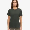 Light Organic Tee für Damen – Mitternachtsgrün