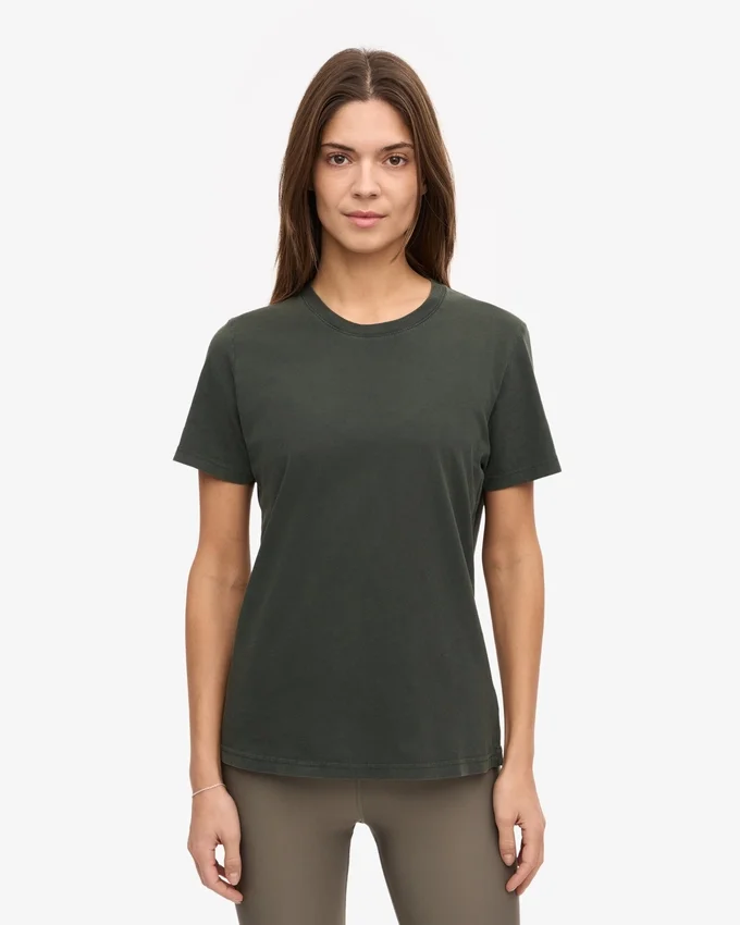 Light Organic Tee für Damen – Mitternachtsgrün