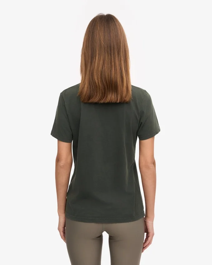 Light Organic Tee für Damen – Mitternachtsgrün
