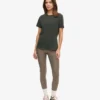 Light Organic Tee für Damen – Mitternachtsgrün