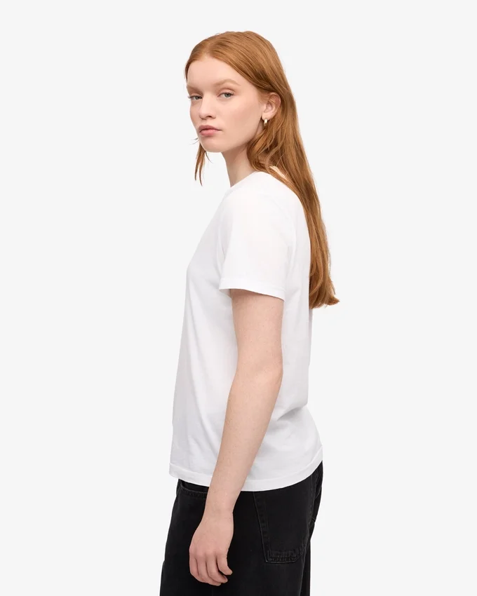 Light Organic Tee für Damen – Optisches Weiß
