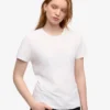 Light Organic Tee für Damen – Optisches Weiß