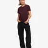 Light Organic Tee für Damen – Oxblood-Rot
