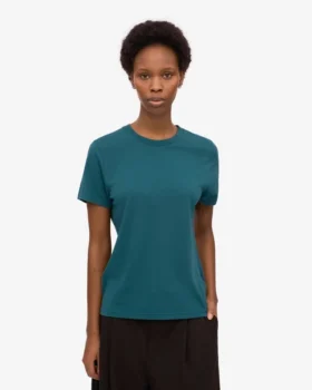 Light Organic Tee für Damen – Ozeangrün