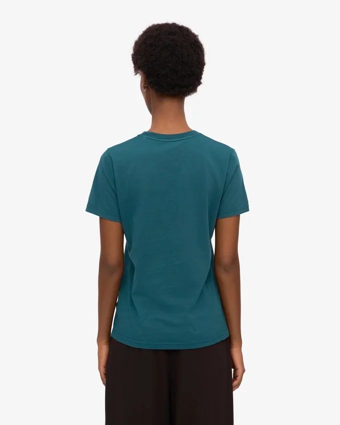Light Organic Tee für Damen – Ozeangrün