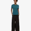Light Organic Tee für Damen – Ozeangrün