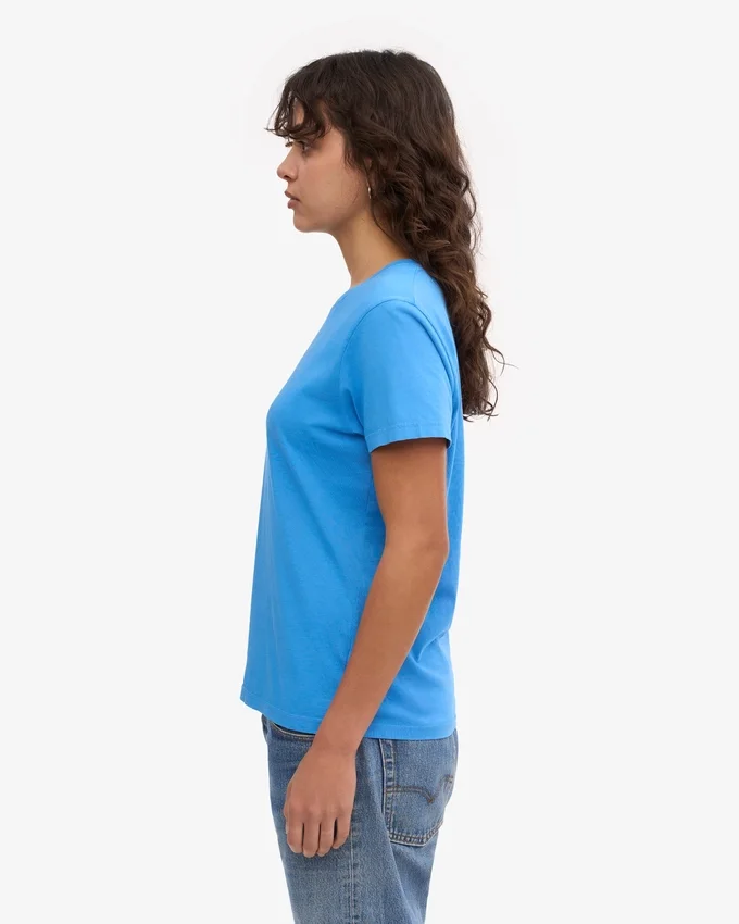 Light Organic Tee für Damen – Pazifikblau