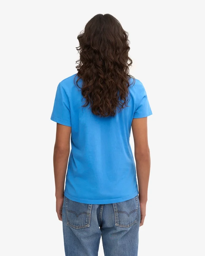 Light Organic Tee für Damen – Pazifikblau
