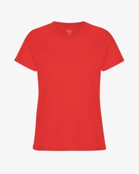 Light Organic Tee für Damen – Red Tangerine