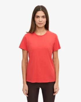 Light Organic Tee für Damen – Red Tangerine