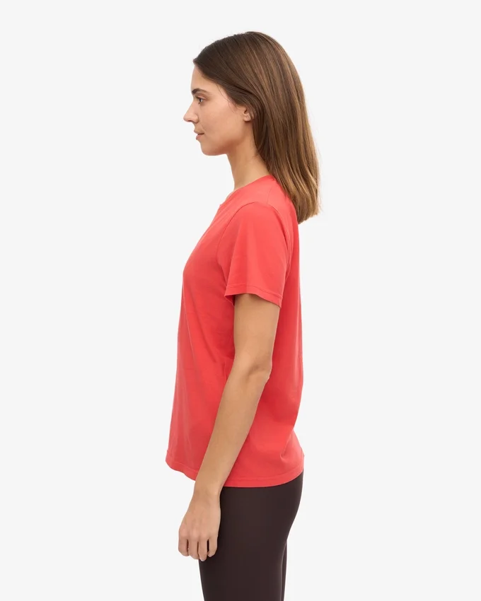 Light Organic Tee für Damen – Red Tangerine