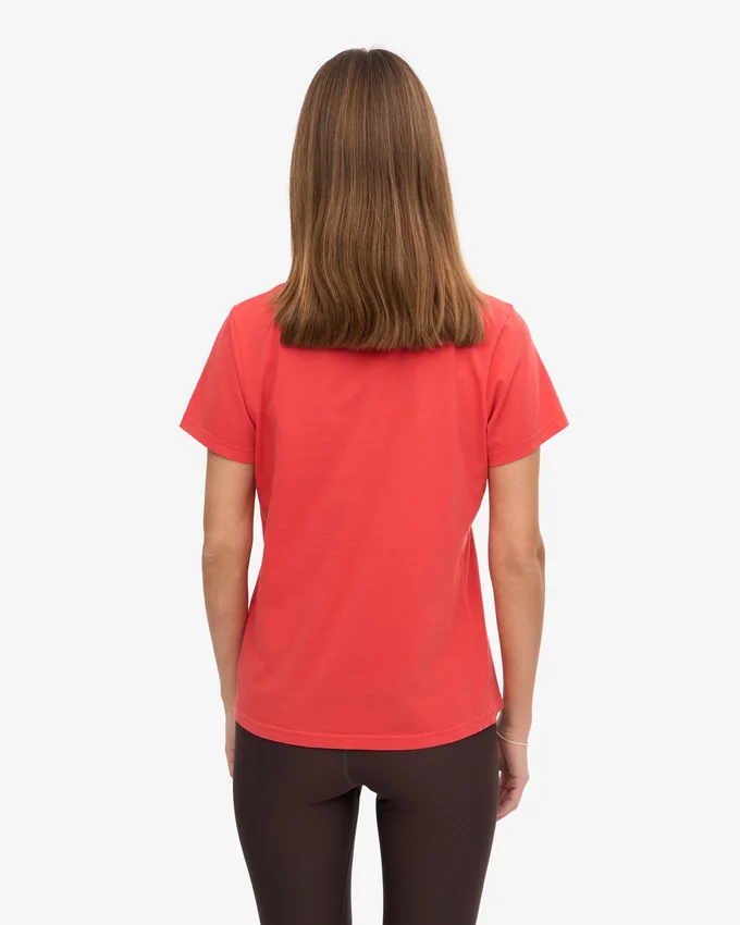 Light Organic Tee für Damen – Red Tangerine