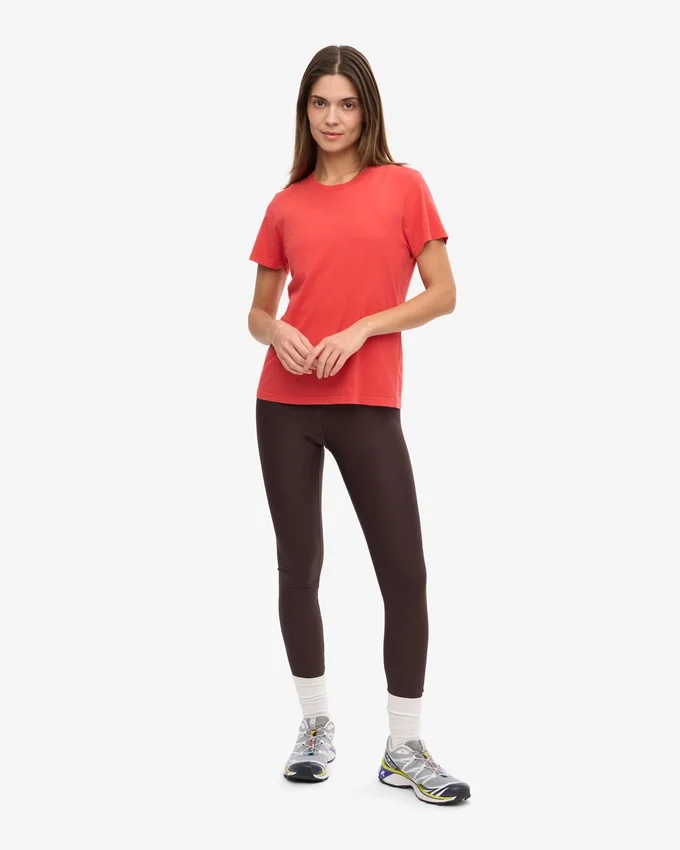 Light Organic Tee für Damen – Red Tangerine