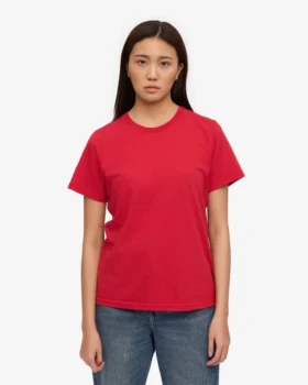 Light Organic Tee für Damen – Scharlachrot