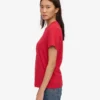 Light Organic Tee für Damen – Scharlachrot