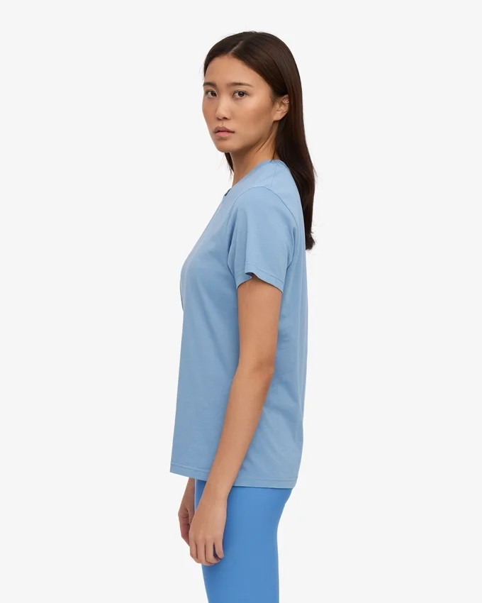 Light Organic Tee für Damen – Seaside Blue