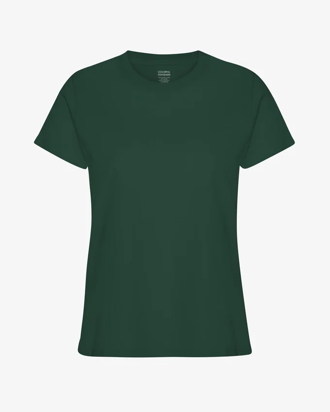 Light Organic Tee für Damen – Smaragdgrün