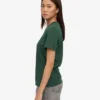 Light Organic Tee für Damen – Smaragdgrün