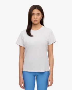 Light Organic Tee für Damen – Snow Melange