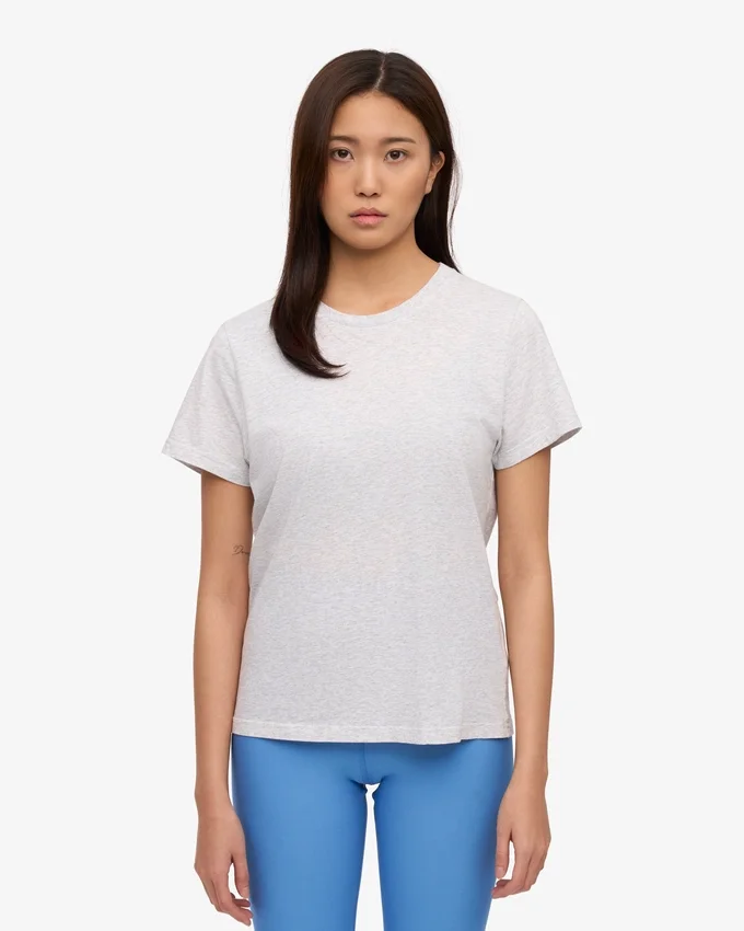 Light Organic Tee für Damen – Snow Melange