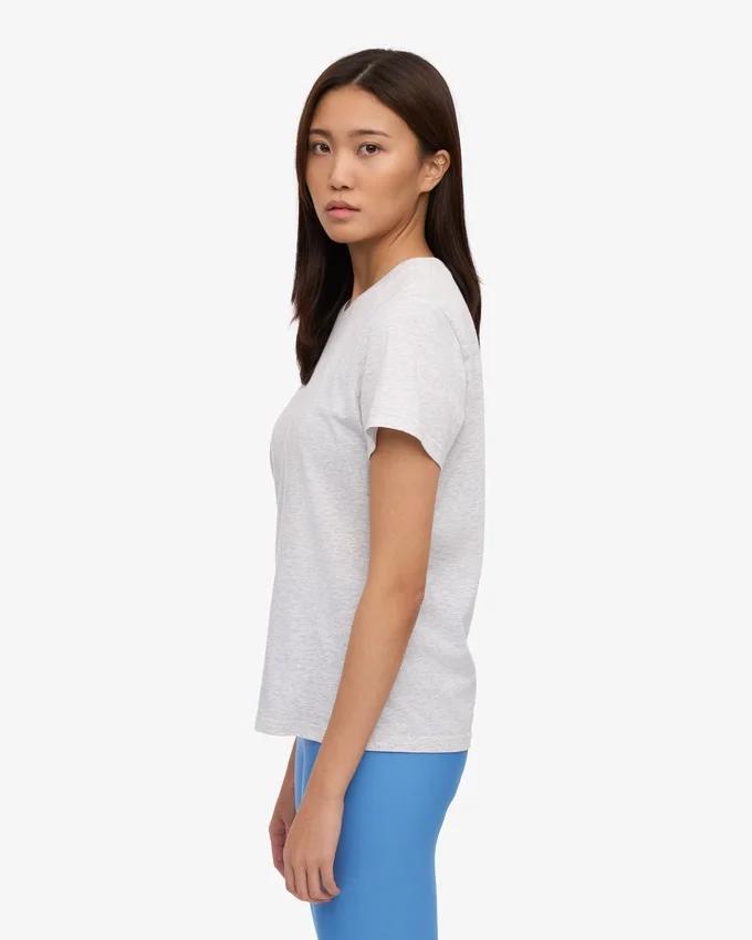 Light Organic Tee für Damen – Snow Melange