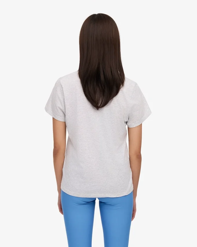 Light Organic Tee für Damen – Snow Melange