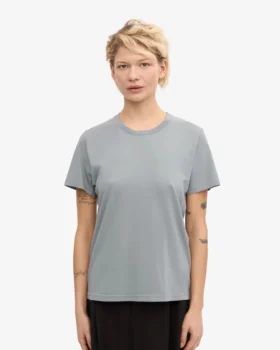 Light Organic Tee für Damen – Stahlblau