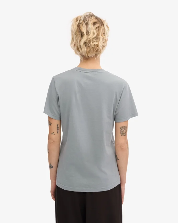 Light Organic Tee für Damen – Stahlblau