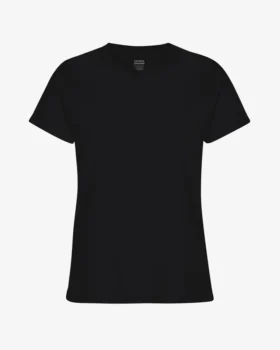 Light Organic Tee für Damen – Tiefschwarz