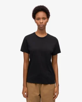 Light Organic Tee für Damen – Tiefschwarz