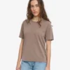 Light Organic Tee für Damen – verblasstes Khaki