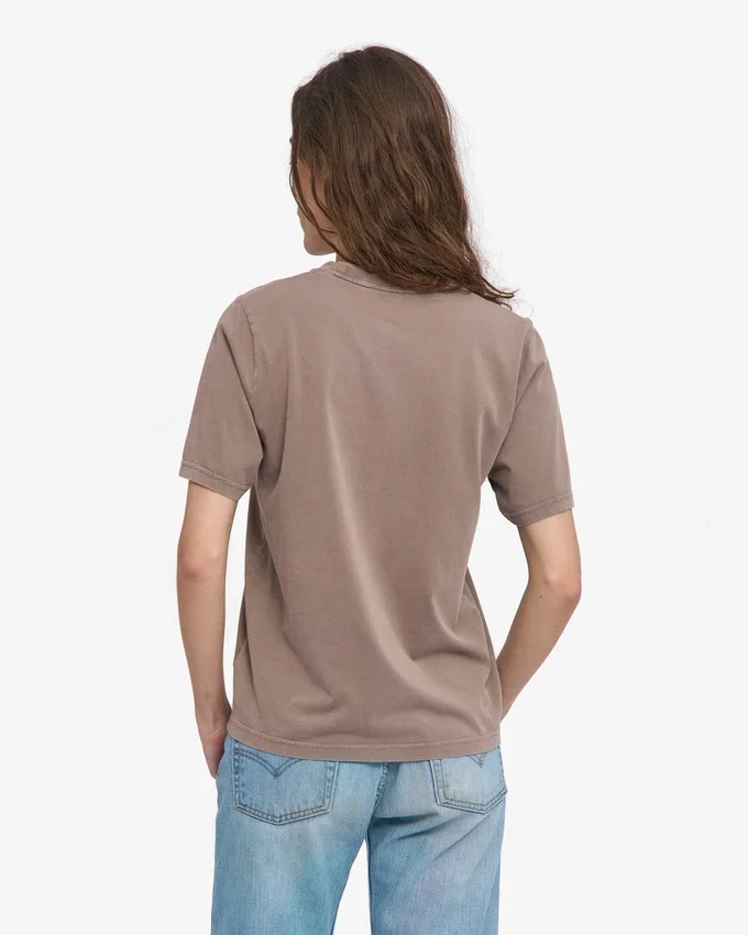 Light Organic Tee für Damen – verblasstes Khaki