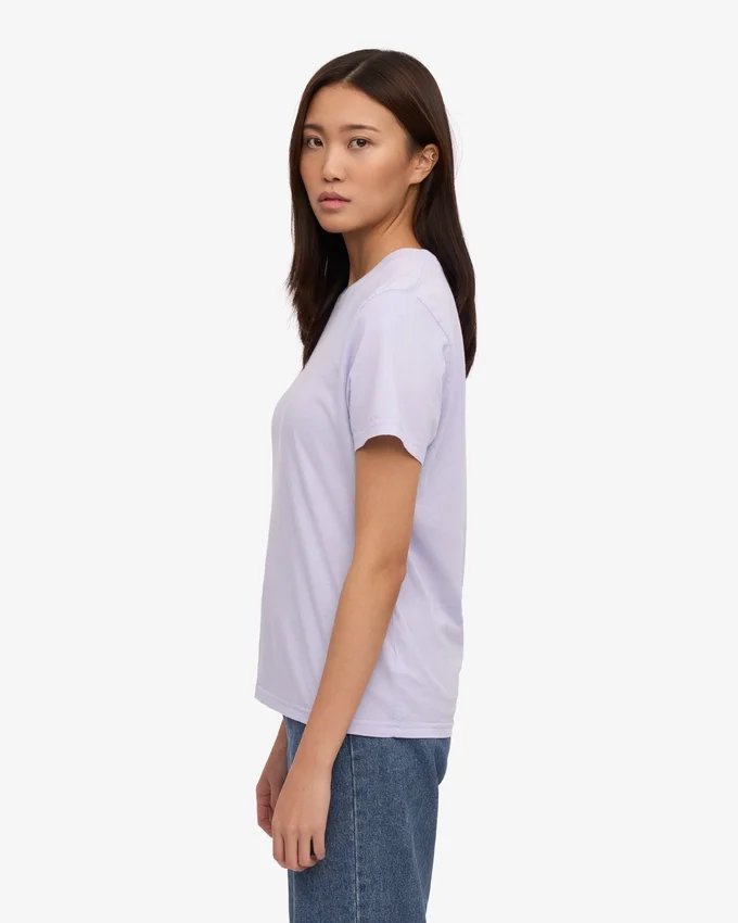 Light Organic Tee für Damen – Zartes Lavendel