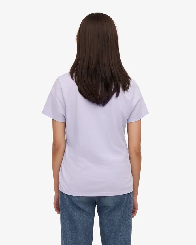 Light Organic Tee für Damen – Zartes Lavendel