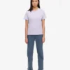 Light Organic Tee für Damen – Zartes Lavendel