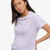 Light Organic Tee für Damen – Zartes Lavendel