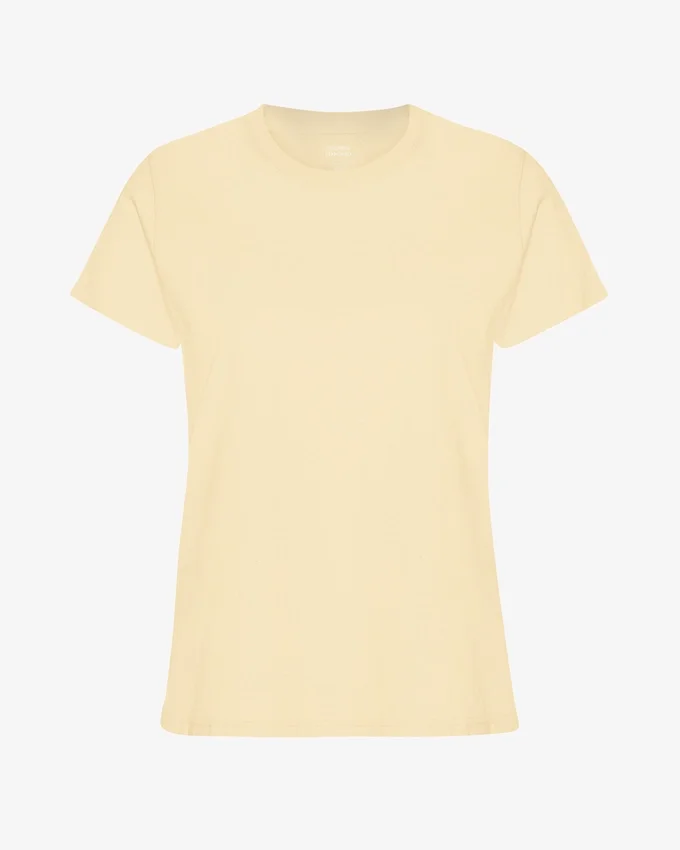 Light Organic Tee für Damen – Zartgelb
