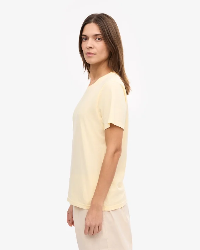 Light Organic Tee für Damen – Zartgelb