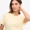 Light Organic Tee für Damen – Zartgelb