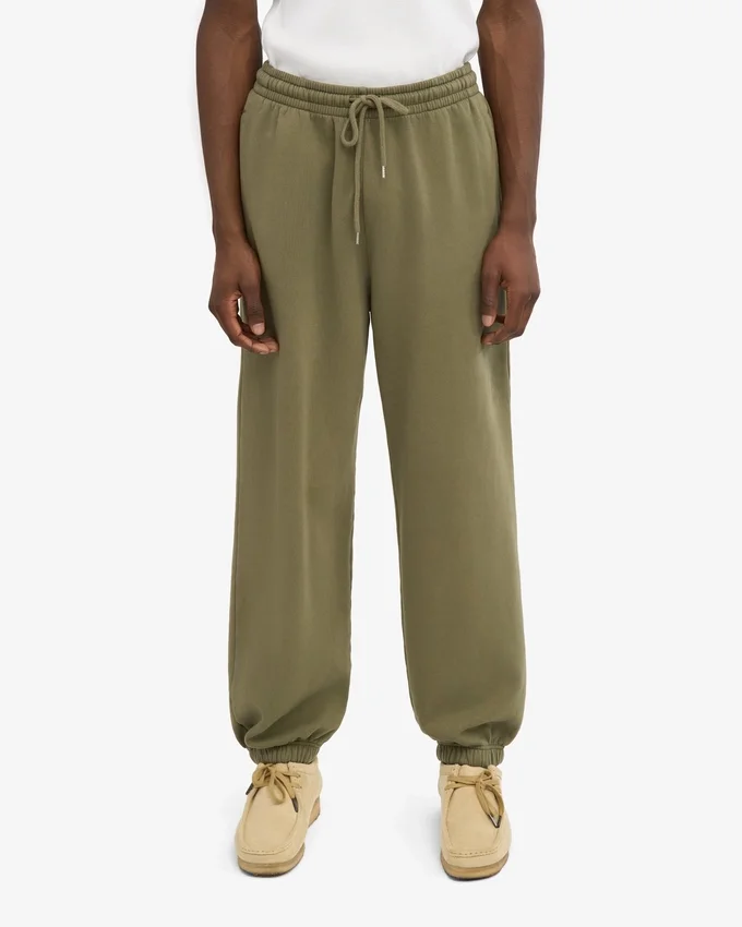 Lässige Jogginghose aus Bio-Baumwolle – Dusty Olive