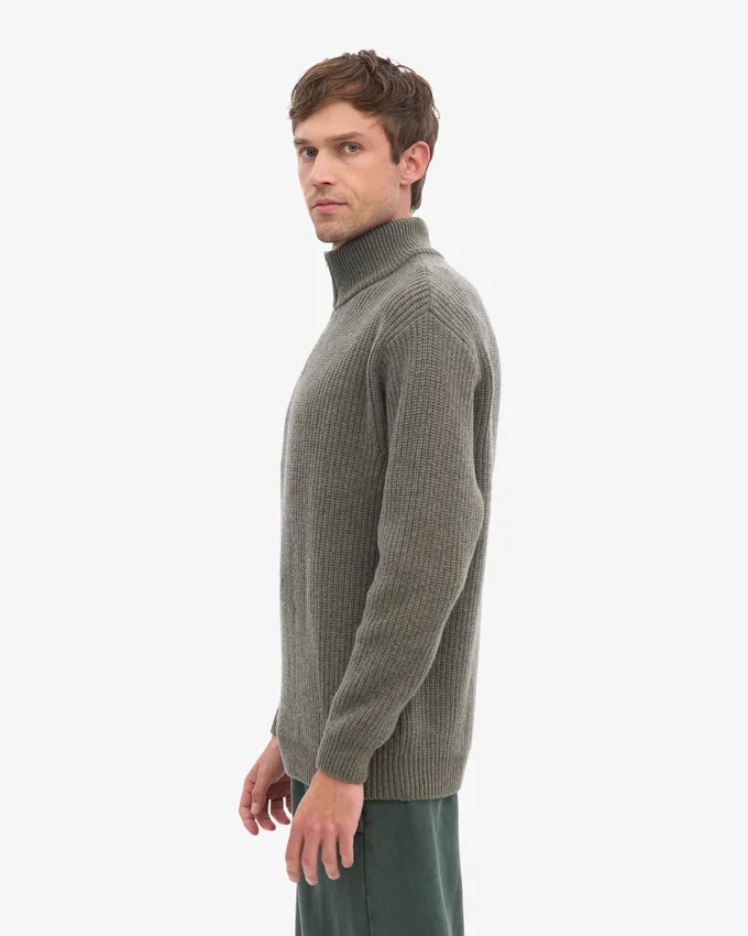 Merino-Troyer – Staubiges Oliv