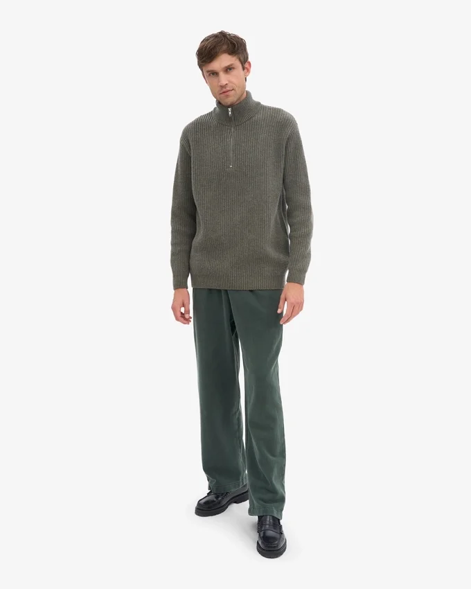 Merino-Troyer – Staubiges Oliv