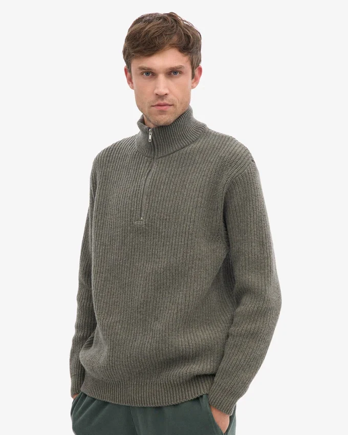 Merino-Troyer – Staubiges Oliv
