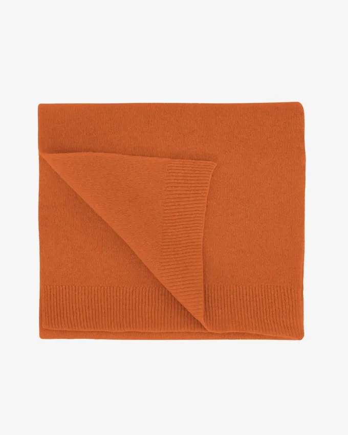 Merino-Wollschal – Burned Orange