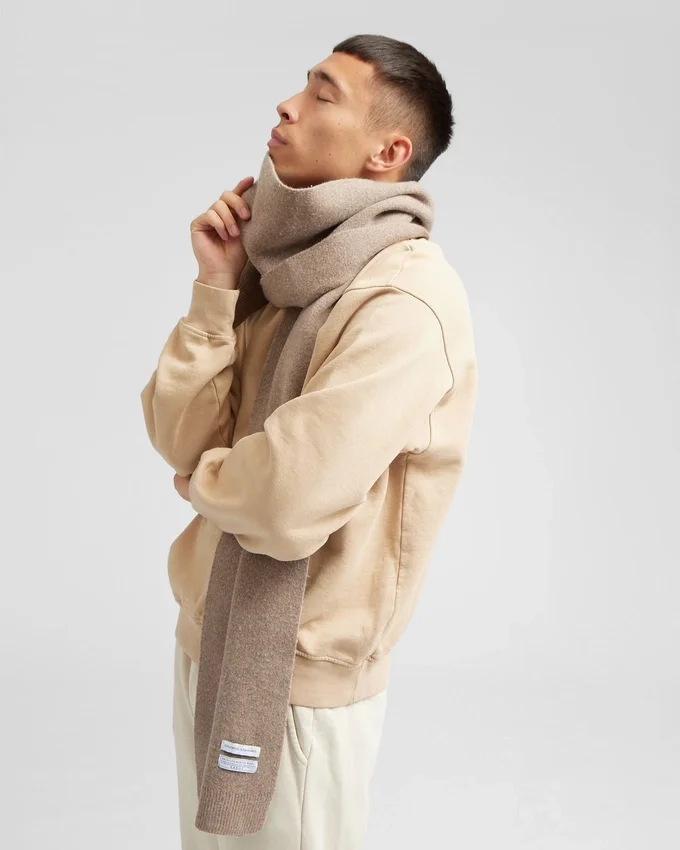 Merino-Wollschal – Burned Orange