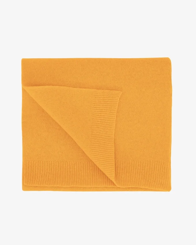 Merino-Wollschal – gebranntes Gelb