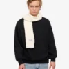 Merino-Wollschal – Optisches Weiß