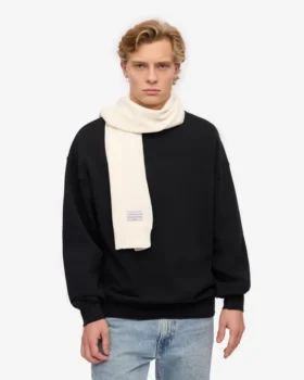 Merino-Wollschal – Optisches Weiß