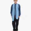 Merino-Wollschal – Seaside Blue