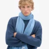 Merino-Wollschal – Seaside Blue